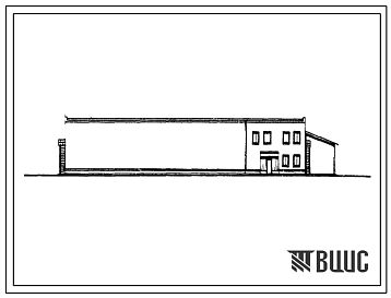 Фасады Типовой проект 813-148 Фруктохранилище емостью 2000 т с цехом товарной обработки плодов.