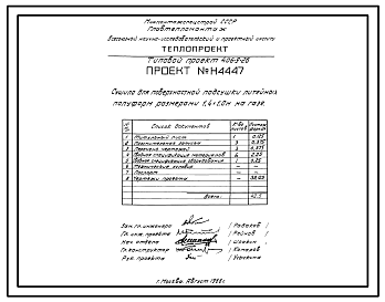 Состав Типовой проект 406-9-26 Сушило для поверхностной подсушки литейных полуформ размерами 1,4х1 м на газе