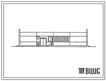 Фасады Типовой проект 813-141 Картофелехранилище емкостью 100 т для государственного сортоиспытательного участка.