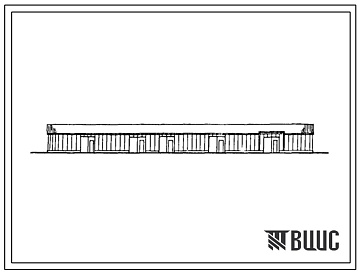 Фасады Типовой проект 813-2-21.86 Хранилище продовольственной капусты (с охлаждением) из легких металлических конструкций вместимостью 1000 т единовременного хранения