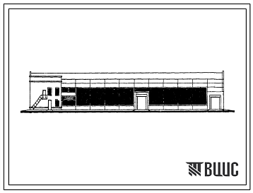 Фасады Типовой проект 816-212 Станция технического обслуживания 600 грузовых автомобилей с использование служб Р/О «Сельхозтехника»