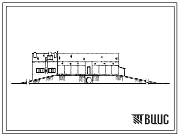Фасады Типовой проект 814-126 Пункт сушки льняного вороха производительностью 0,6 т/ч