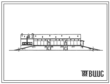 Фасады Типовой проект 814-127 Пункт сушки льняного вороха производительностью 1,0 т/ч