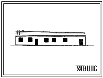 Фасады Типовой проект 807-76 Убойно-санитарный пункт для птиц.