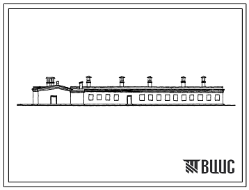 Фасады Типовой проект 807-67 Лечебно-санитарный пункт совхоза.