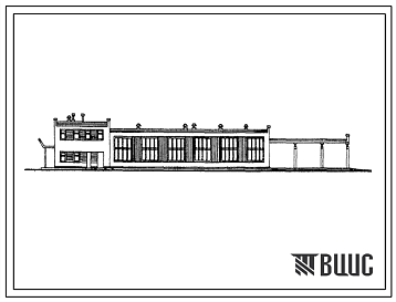 Фасады Типовой проект 814-63 Завод фруктовых консервов производительностью 1 млн. условных банок в год.