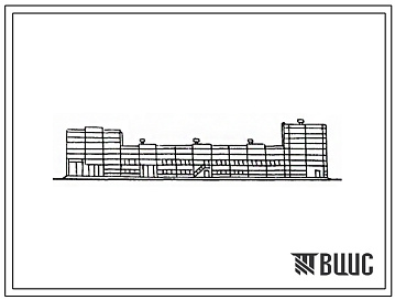 Фасады Типовой проект 816-9-5 Прирельсовый механизированный склад запасных частей с высотными стеллажами (Н=16 м) без административных помещений разовой емкостью 5 тыс. тонн