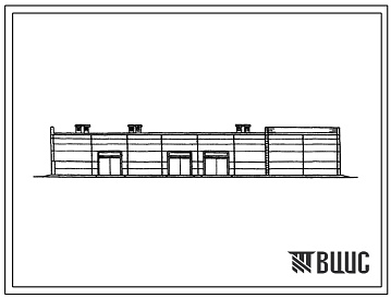 Фасады Типовой проект 813-2-6 Секционное хранилище семенного картофеля емкостью 3000 т