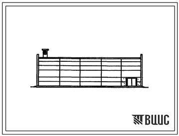 Фасады Типовой проект 813-2-5 Секционное хранилище семенного картофеля емкостью 1000 т