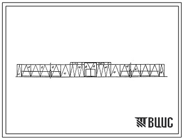 Фасады Типовой проект 810-1-5.83 Блок пленочных рассадно-овощных теплиц с пролетом 9м площадью 1 га.