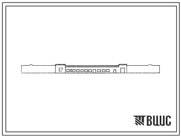 Фасады Типовой проект 810-49 Цветоводческое хозяйство площадью 5 тыс.кв.м. для выращивания цветов гидропонным способом. Блок зимних теплиц, насосных с резервуарами и служебных помещений.