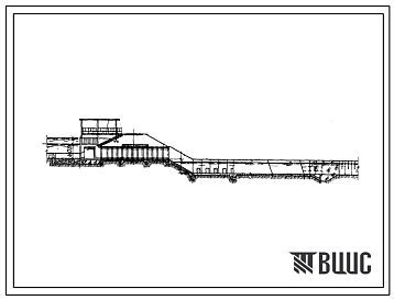 Фасады Типовой проект 413-1-2 Щитовые водосбросы закрытого типа на расход до 160 м3/с, напор 4 м с перепадами 1, 2, 3 м и без перепада
