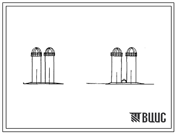 Фасады Типовой проект 811-040.86 Склад сенажа башенного типа для животноводческих ферм различной мощности