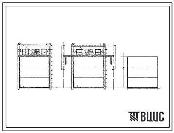 Фасады Типовой проект ПР-05-56, вып.1 Ворота подъемно-секционные с автоматическим управление 3,6х3,6 и 3,6х3,0 м.