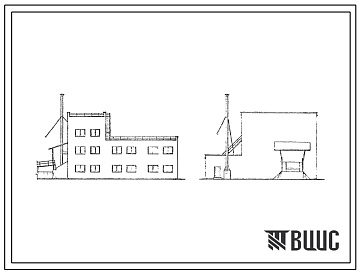 Фасады Типовой проект 812-10 Семеочистительно-сушильный пункт с одной поточной линией производительностью 1,5-2 т в час, укомплектованный машинами «Петкус» (ГДР). Стены из кирпича