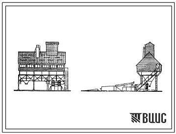Фасады Типовой проект 812-11 Зерноочистительный цех с применением зерноочистительного агрегата «ЗАВ-20» производительностью 20 т. Для строительства в районах с расчетной наружной температурой от -20 до -40?С.