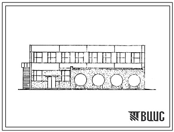 Фасады Типовой проект 412-2-39.86 Цех рафинированного молочного сахара мощностью 0,5 т готово продукта в смену