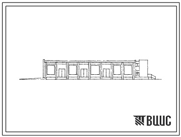 Фасады Типовой проект 506-72 Здание грузовых перевозок емкостью 120 т