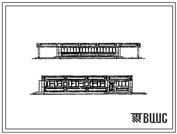 Фасады Типовой проект 507-64 Конечная станция для нескольких видов и маршрутов городского транспорта. Вариант в конструкциях ИИ-04