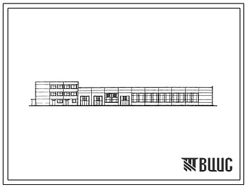 Фасады Типовой проект 507-10/70 База на 150 дорожных и уборочных машин с открытой стоянкой.