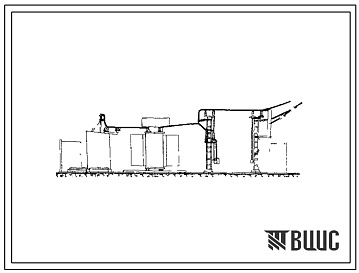 Фасады Типовой проект 407-3-7 Унифицированные трансформаторные подстанции напряжением 35/10 кв с одним трансформаторном мощностью 2500-10000 ква, с комплектным устройством типа КРН-10