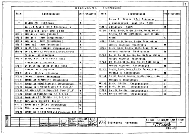 Состав фльбома. Типовой проект Б-1-2630Часть 2 Отопление и вентиляция ниже отметки 0.000