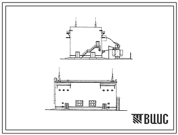 Фасады Типовой проект 407-3-147 Закрытая подстанция 110/6-10 кв мощностью до 32 тыс. ква без выключателей на стороне высшего напряжения с открытой установкой трансформаторов (исполнение в кирпиче).