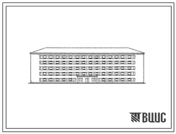 Фасады Типовой проект 1-300-2 Пятиэтажное общежитие для студентов на 400 учащихся