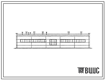 Фасады Типовой проект 4-07-888 Ацетилено-кислородная станция. Универсальный проект.