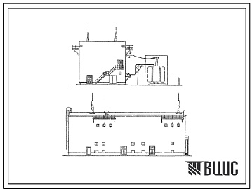 Фасады Типовой проект 407-3-157 Закрытая подстанция 110/6-10кв мощностью до 126тыс.ква без выключателей на стороне высшего напряжения с открытой установкой трансформаторов.