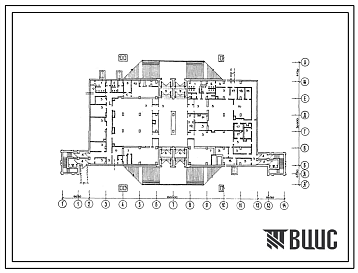 Фасады Типовой проект А-IV-2000(272-31-69) Помещения подземного общественного комплекса тип-п, (убежище на 2000 человек, размеры убежища 60м на 30м, режимы вентиляции 1,2).