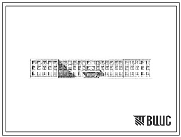 Фасады Типовой проект 221-01-602с.88 Школа на 33 класса (1266 учащихся)
