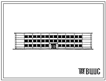 Фасады Типовой проект 222-1-346с Средняя школа на 12 классов (464 учащихся).  Для строительства в IВ климатическом подрайоне, II и III климатических районах сейсмичностью 7 и 8 баллов.