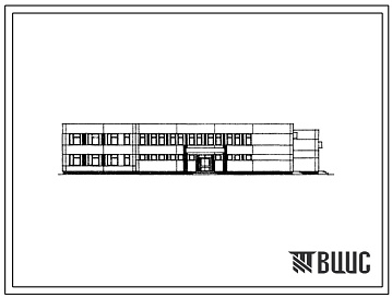 Фасады Типовой проект 222-1-377с Неполная средняя школа на 8 классов (320 учащихся). Для строительства в 4 климатическом районе сейсмичностью 9 баллов