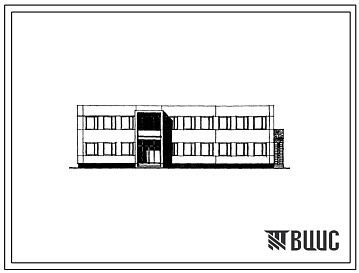 Фасады Типовой проект 222-9-76с Интернат (спальный корпус) на 50 мест.