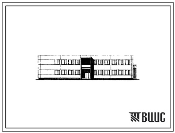 Фасады Типовой проект 222-9-77с Интернат (спальный корпус) на 80 мест.