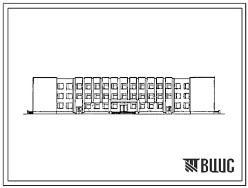 Фасады Типовой проект 224-01-578с.87 Школа на 18 классов (694 учащихся). Сейсмичность 7,8 баллов.  Здание двух-, трехэтажное. Стены из  кирпича.