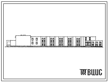 Фасады Типовой проект 224-1-523.13.86 Школа на 9 классов (216 учащихся) со стенами из кирпича (для строительства в Литовской ССР)