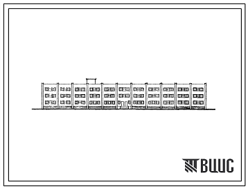 Фасады Типовой проект 224-9-57 Спальный корпус (интернат) на 280 мест для общеобразовательных школ.