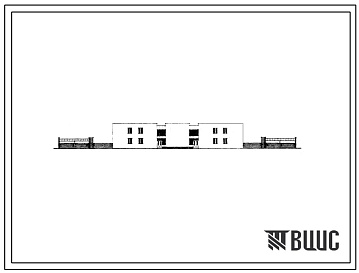 Фасады Типовой проект 214-2-120с Детские ясли-сад на 160 мест (со стенами из кирпича)