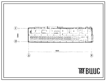 Фасады Типовой проект Б-2-600(222-1-376с) Хозяйственно-бытовые помещения в подвале средней общеобразовательной школы на 16 классов (624 учащихся), (убежище на 600 человек, размеры убежища 60м на 12м, режимы вентиляции 1,2).