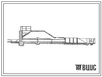 Фасады Типовой проект 820-62 Донный водоспуск из сборного железобетона на расход 0,2-2 м3/сек и напоры 2-3 м с камерой облова