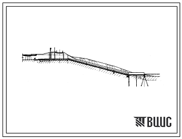 Фасады Типовой проект 820-109 Водосбросы щитовые открытого типа из сборно-монолитного железобетона на расход воды до 50 м.куб./сек. при перепаде 5-12 м.