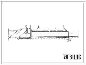 Фасады Типовой проект 820-01-33с.84 Сооружения на лотковой распределительной сети при уклонах меньше критических. Регуляторы-водовыпуски с водомером и плоским затвором из канала в лоток с переездом.