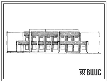 Фасады Типовой проект 264-12-259.13.86 Клуб на 250 посетителей с залом на 200 мест (для строительства в Литовской ССР)