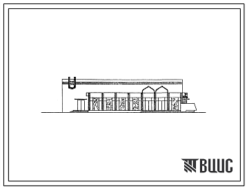 Фасады Типовой проект 265-13-130с.85 Кинотеатр на 150 мест. Для сельского строительства в 4Б и 4В климатических подрайонах Азербайджанской ССР сейсмичностью 7 и 8 баллов