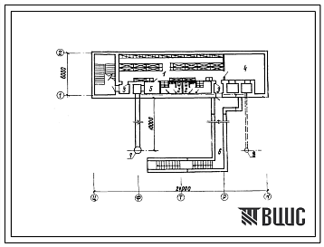 Фасады Типовой проект А-2-150(708-9) Культурно-бытовые помещения в подвале блока складов с навесом базы управления производственно-технологической комплектации для трестов сантехнического профиля, (убежище на 150 человек, размеры убежища 24м на 20м, режимы венти